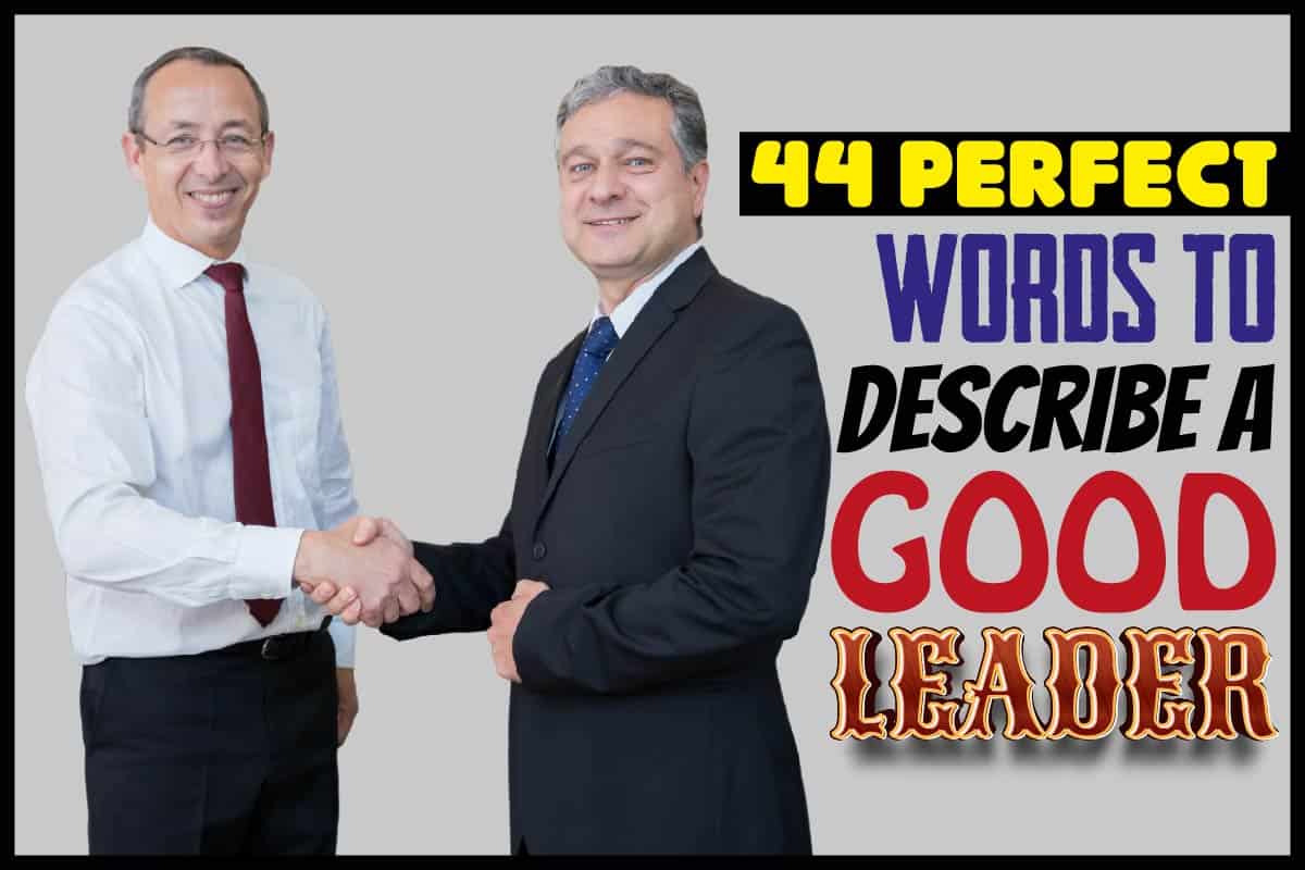 44 Perfect Words To Describe A Good Leader