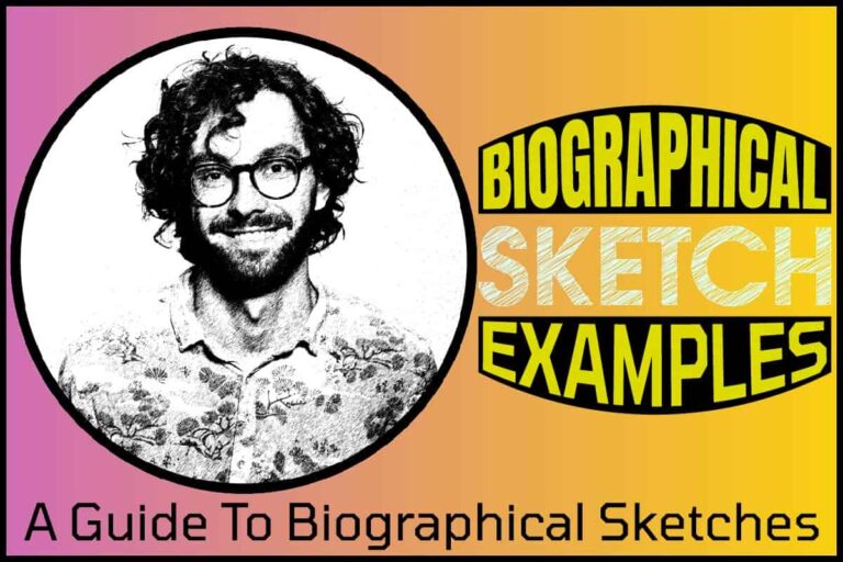 Biographical Sketch Examples A Guide To Biographical Sketches 2532