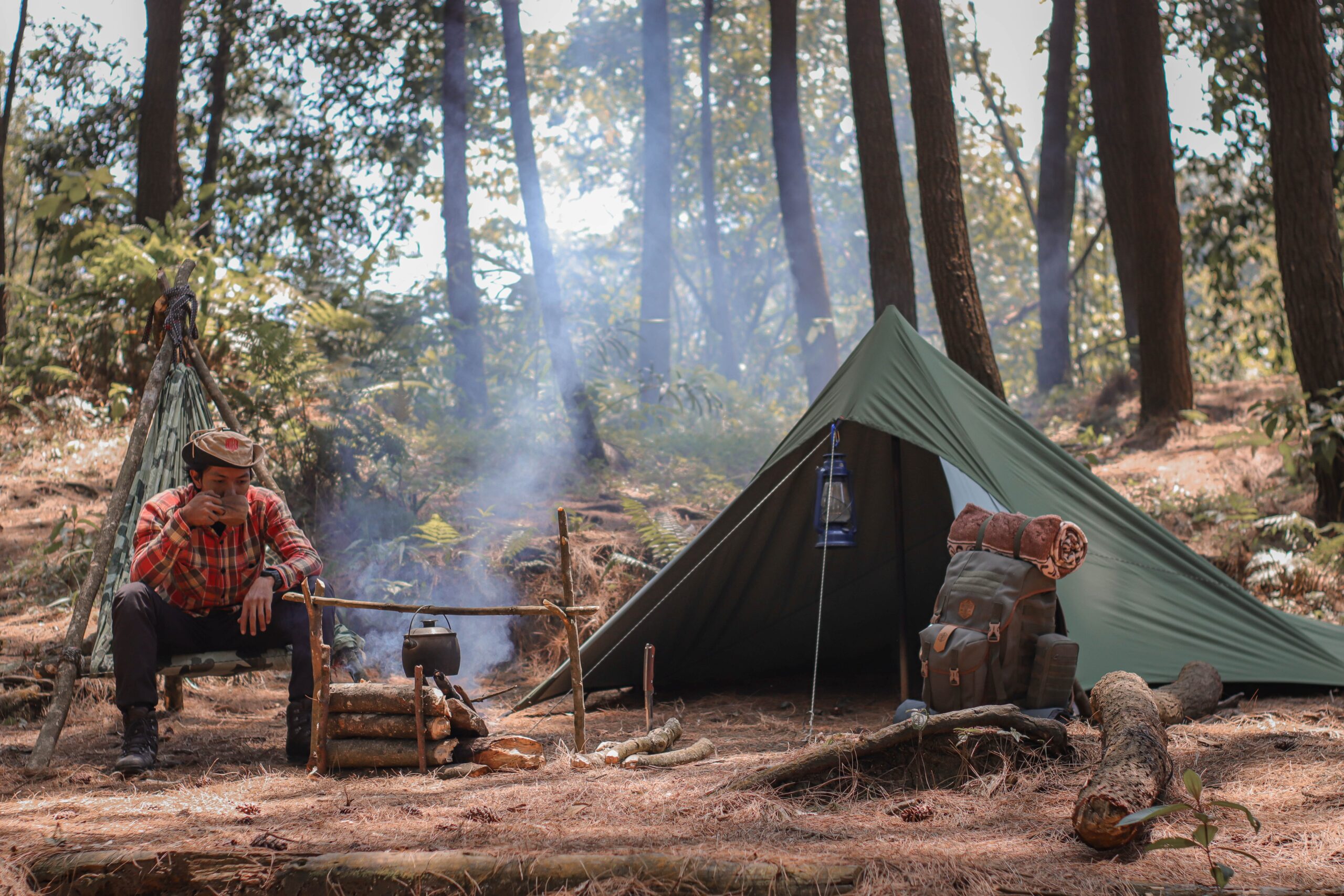 Camping men