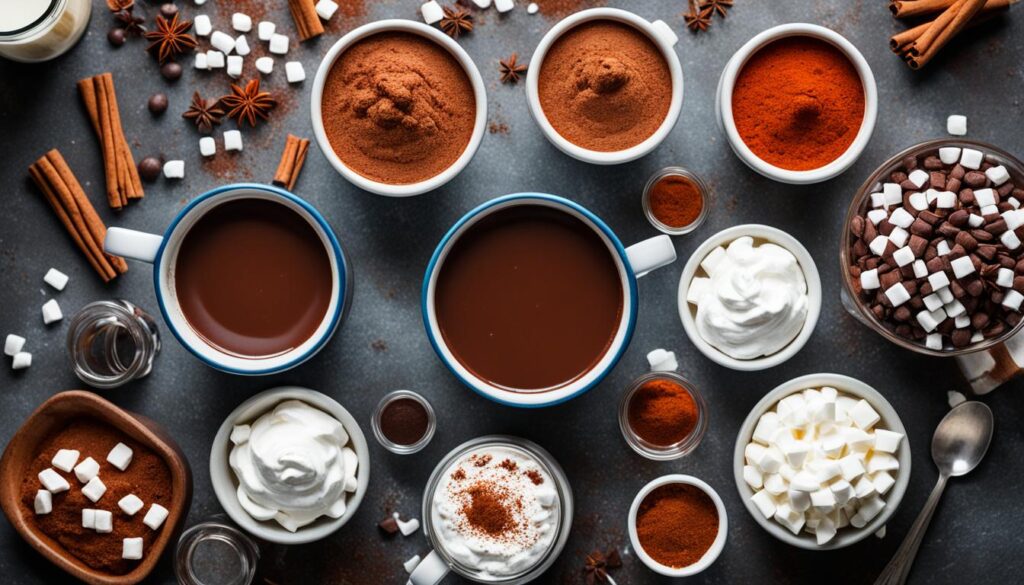 Customizing a spicy Mexican hot chocolate