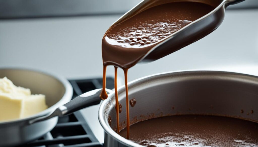 authentic chocolate gravy preparation