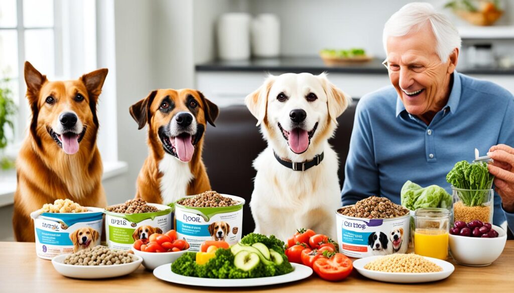 dietary needs for aging dogs
